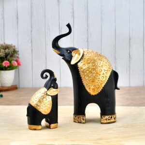 Elephant Family Antique Design