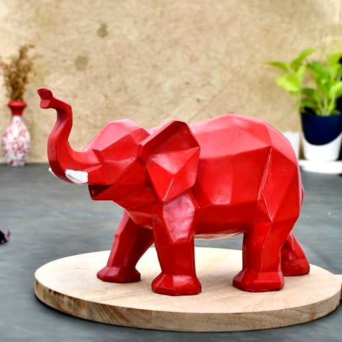 Stylish Elephant in Diamond Cut Showpiece