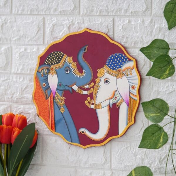 Elephant Harmony Wooden Art