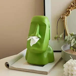 Moai Statue Tissue for Home Decor