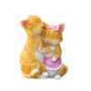 Resin Statues - Cartoon Cat Couple for Garden & Home Decor - Image 2
