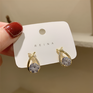 Moissanite earrings