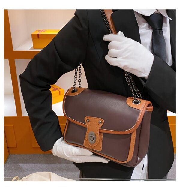 Women's Shoulder Bag - Chic Retro PU Leather, Lightweight, Adjustable Strap, Spacious & Stylish - Image 12