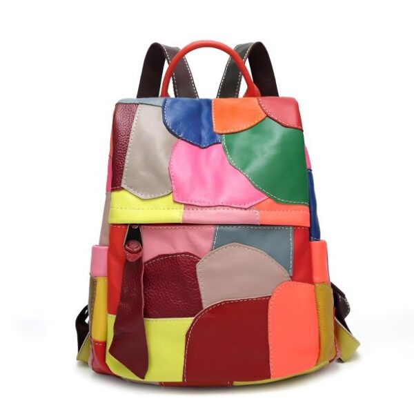 Leather Shoulder Bag - Stylish Large Capacity, Genuine Cowhide, Multi-Color Design, Versatile & Soft Handle - Image 7