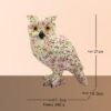 Modern Sculpture Creative Colorful Owl Resin Ornament - Trendy Animal Art Figurine for Home Decor - Image 8