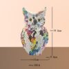 Modern Sculpture Creative Colorful Owl Resin Ornament - Trendy Animal Art Figurine for Home Decor - Image 9