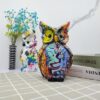 Modern Sculpture Creative Colorful Owl Resin Ornament - Trendy Animal Art Figurine for Home Decor - Image 4