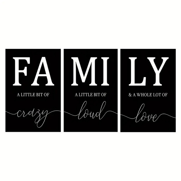 Family Quote Wall Poster