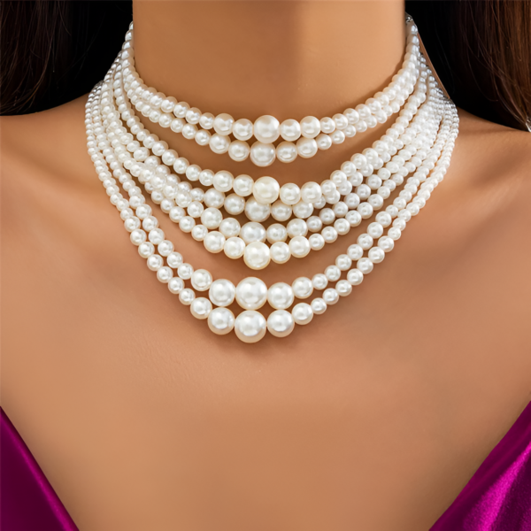 Multi-Layer Pearl Necklace