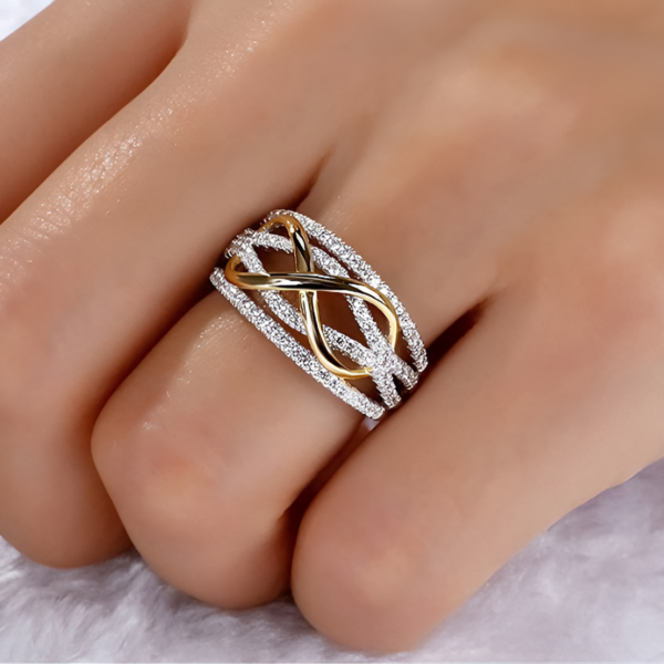 Infinity Ring – 925 Sterling Silver, Elegant & Tarnish-Free - Image 4