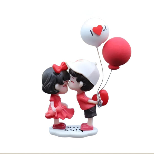 Couple Figurine Resin Kissing Lovers Ornament - Image 2