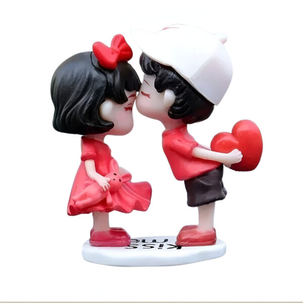 Couple Figurine Resin Kissing Lovers Ornament - Image 5