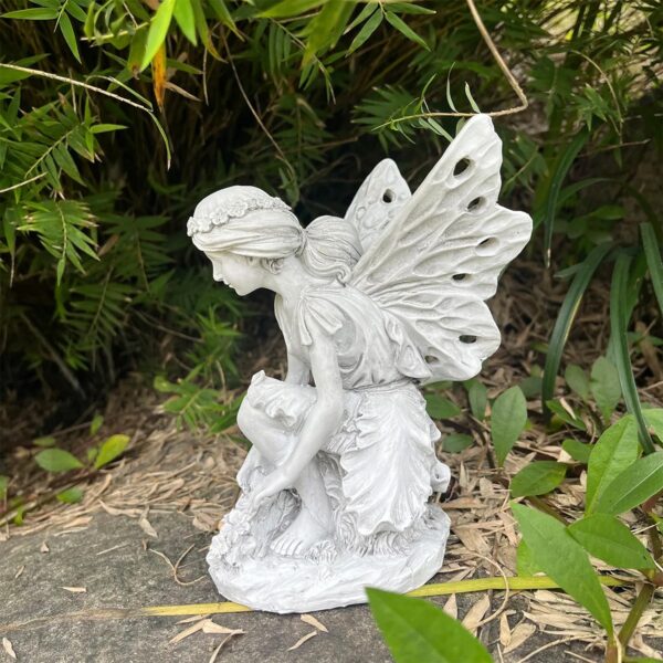 Fairy Angel Statue Resin Decor - Image 3