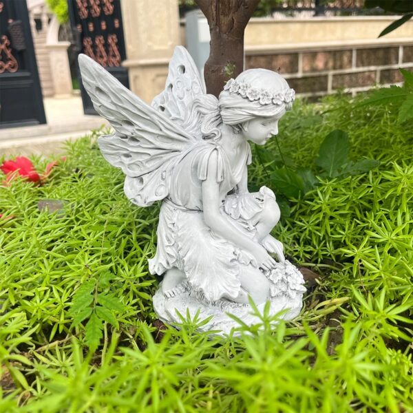 Fairy Angel Statue Resin Decor - Image 4
