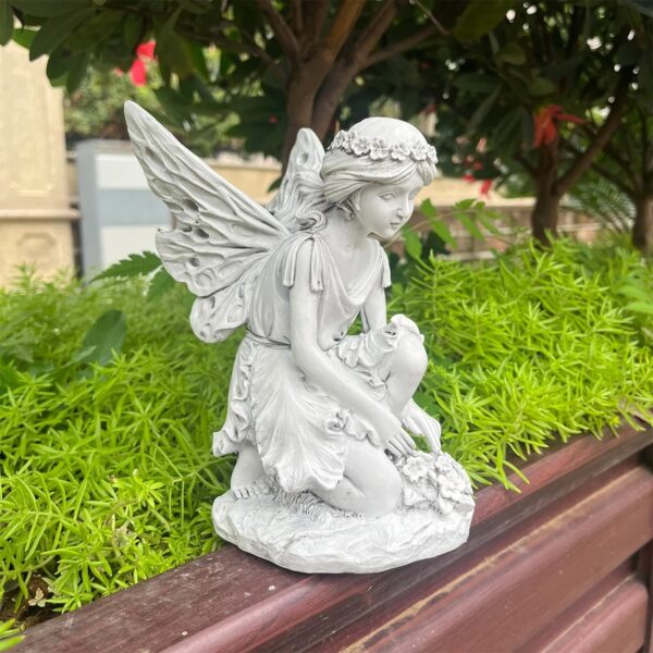 Fairy Angel Statue Resin Decor - Image 5