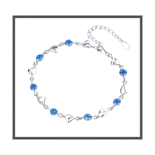 blue crystal bracelet