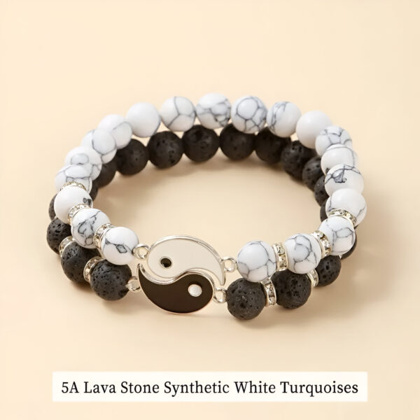 Yin Yang Couples Bracelets Set - Image 2