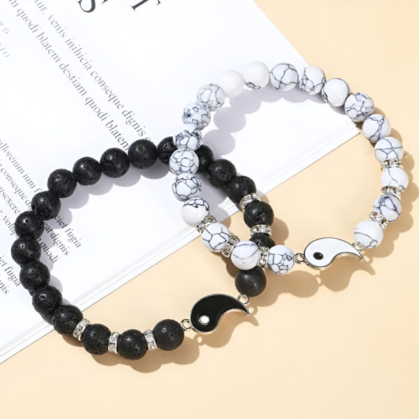 Yin Yang Couples Bracelets Set - Image 3