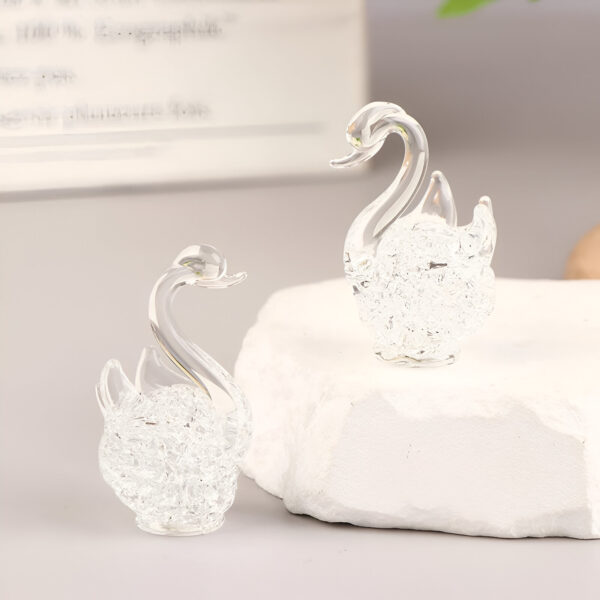 Crystal Swan Figurines Symbol of Love - Image 9