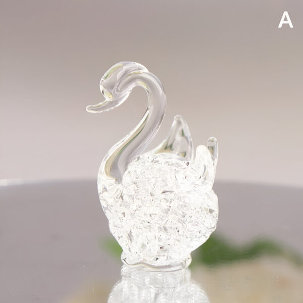 Crystal Swan Figurines Symbol of Love - Image 2