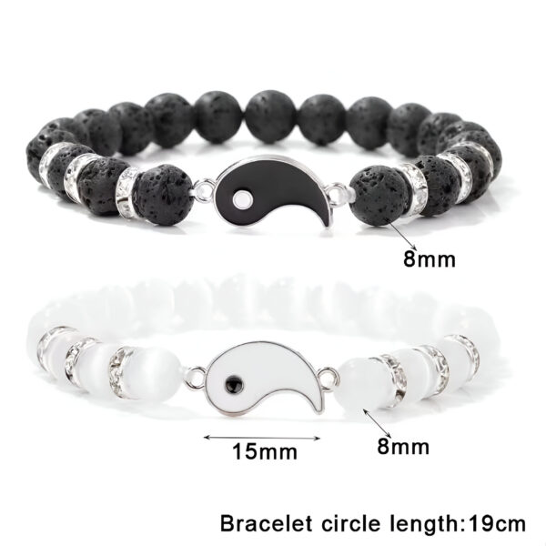 Yin Yang Couples Bracelets Set - Image 6