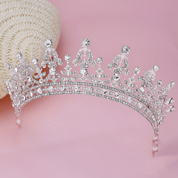 Bridal Crown Tiara Austrian Crystal - Image 3