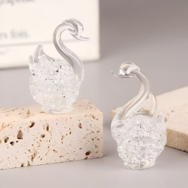 Crystal Swan Figurines Symbol of Love - Image 7
