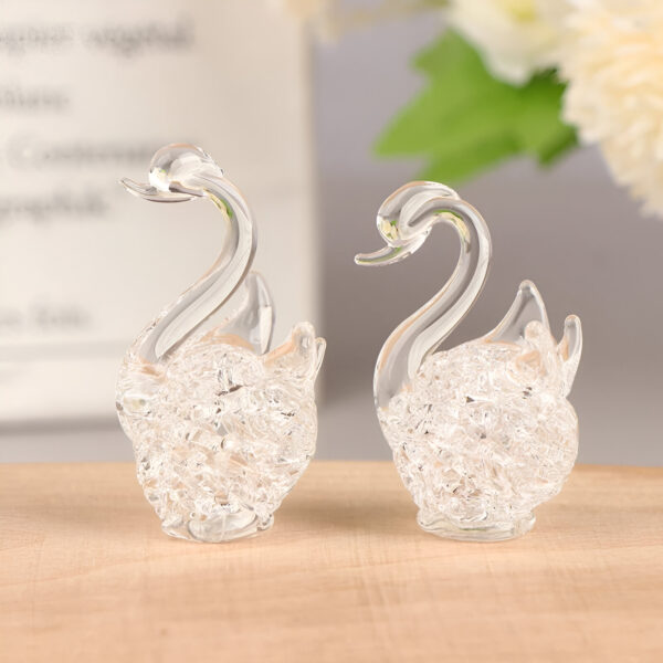 Crystal Swan Figurines Symbol of Love - Image 8