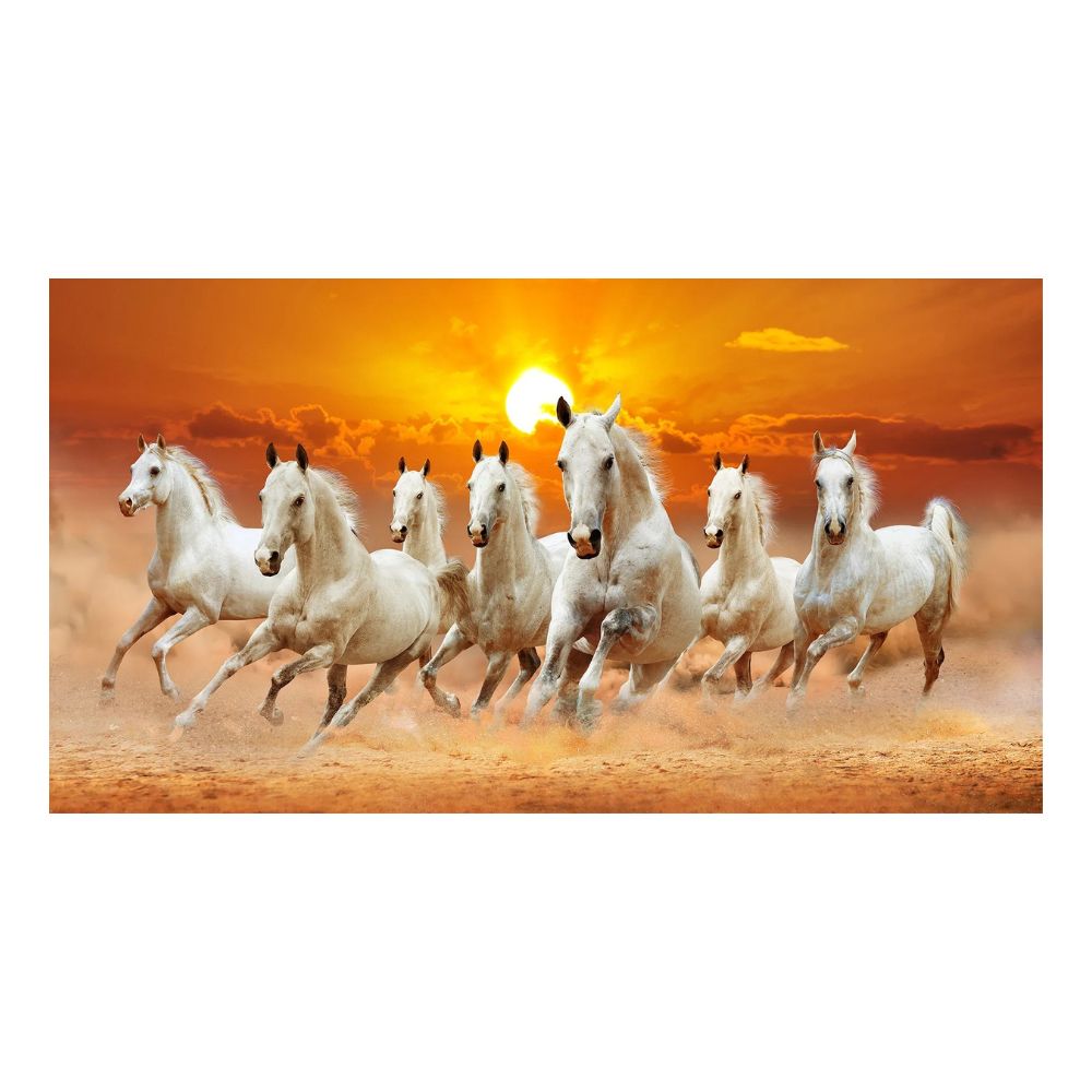 Running Horses Wall Art Canvas Decor