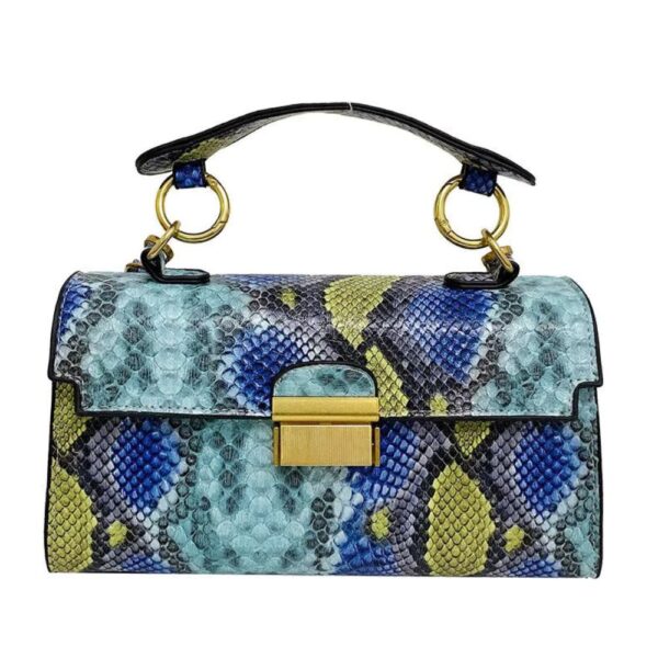 Trendy Snakeskin Crossbody Purse - Image 7