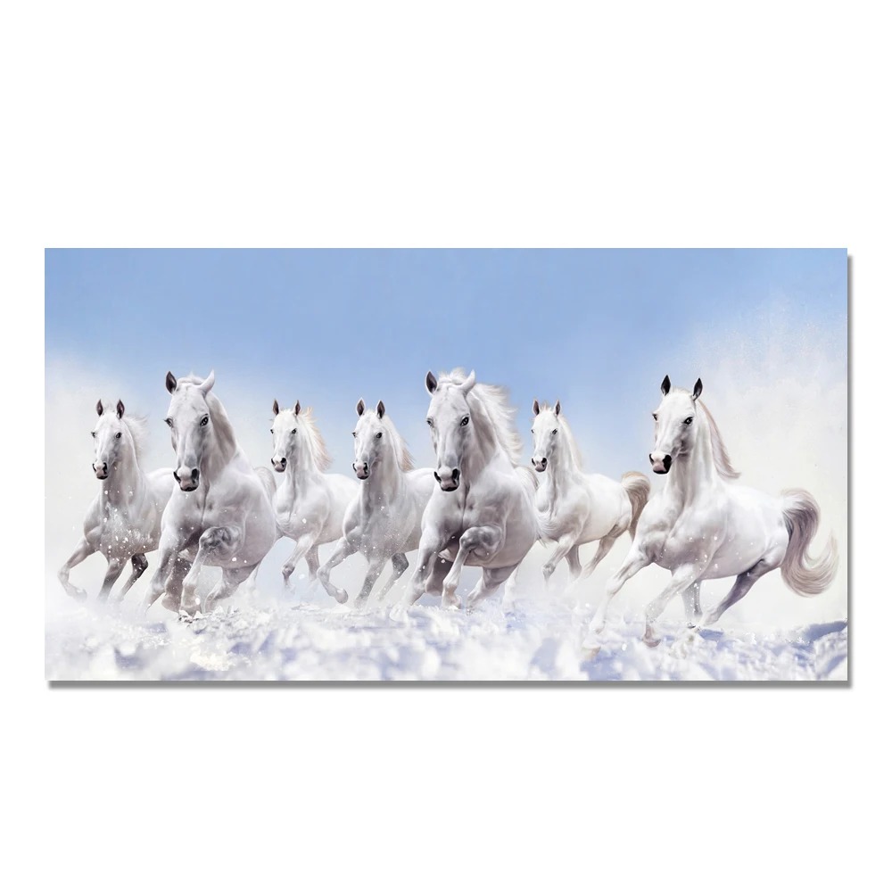 Running Horses Wall Art Canvas Decor - Image 5
