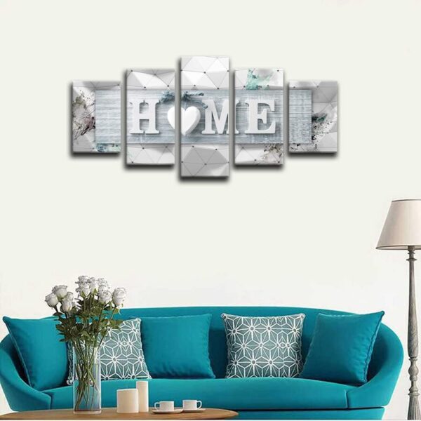 Home Love Wall Art Canvas Set - Image 3