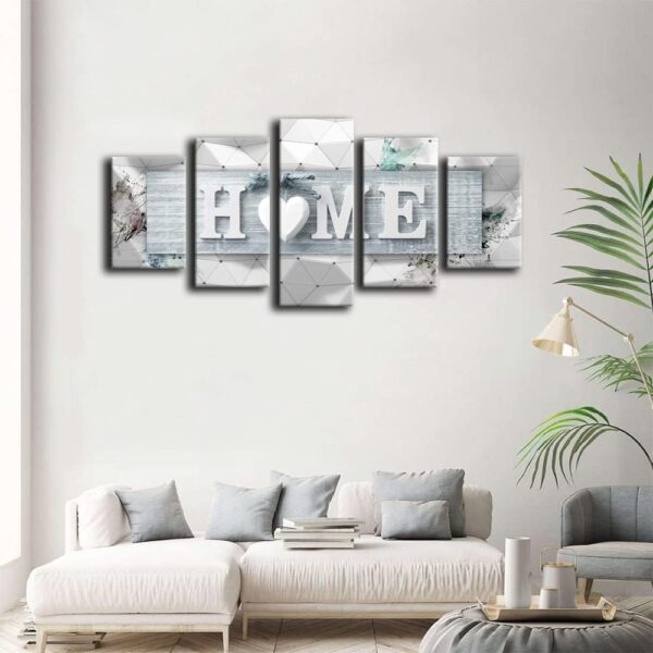 Home Love Wall Art Canvas Set - Image 4