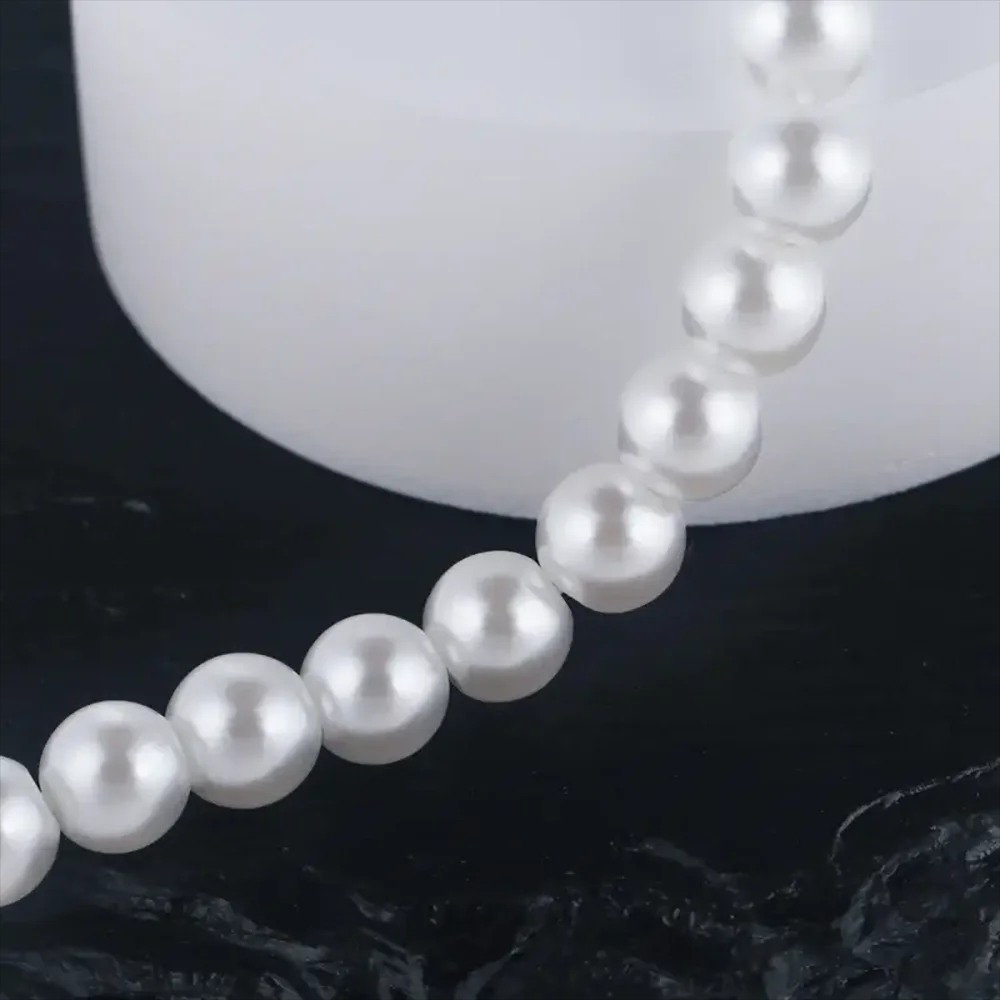Freshwater Pearl Bracelet with CZ - Image 5