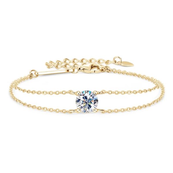 D Color Moissanite Bracelet Gift