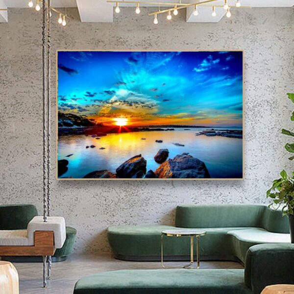 Beach Sunset Wall Art Canvas Print - Image 17