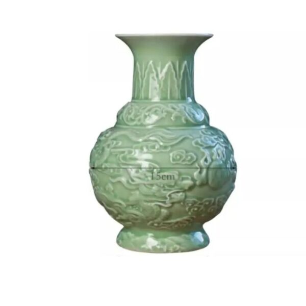 Vintage Chinese Ceramic Vase Decor - Image 6
