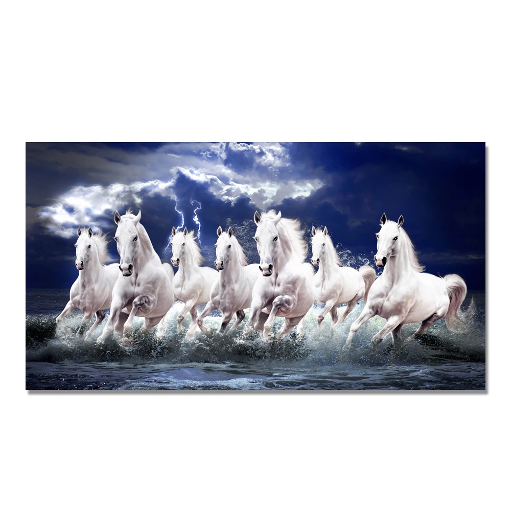 Running Horses Wall Art Canvas Decor - Image 9