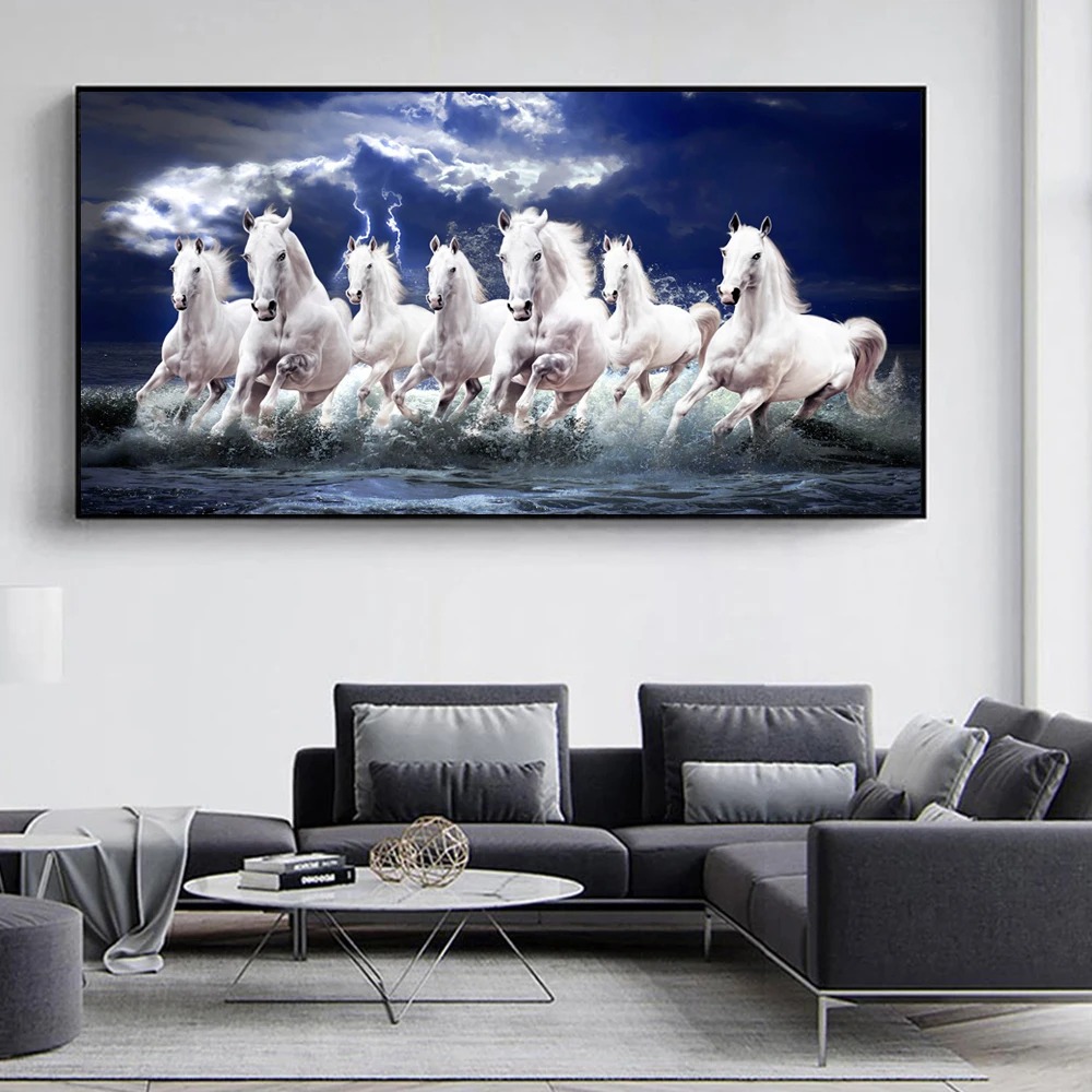 Running Horses Wall Art Canvas Decor - Image 10