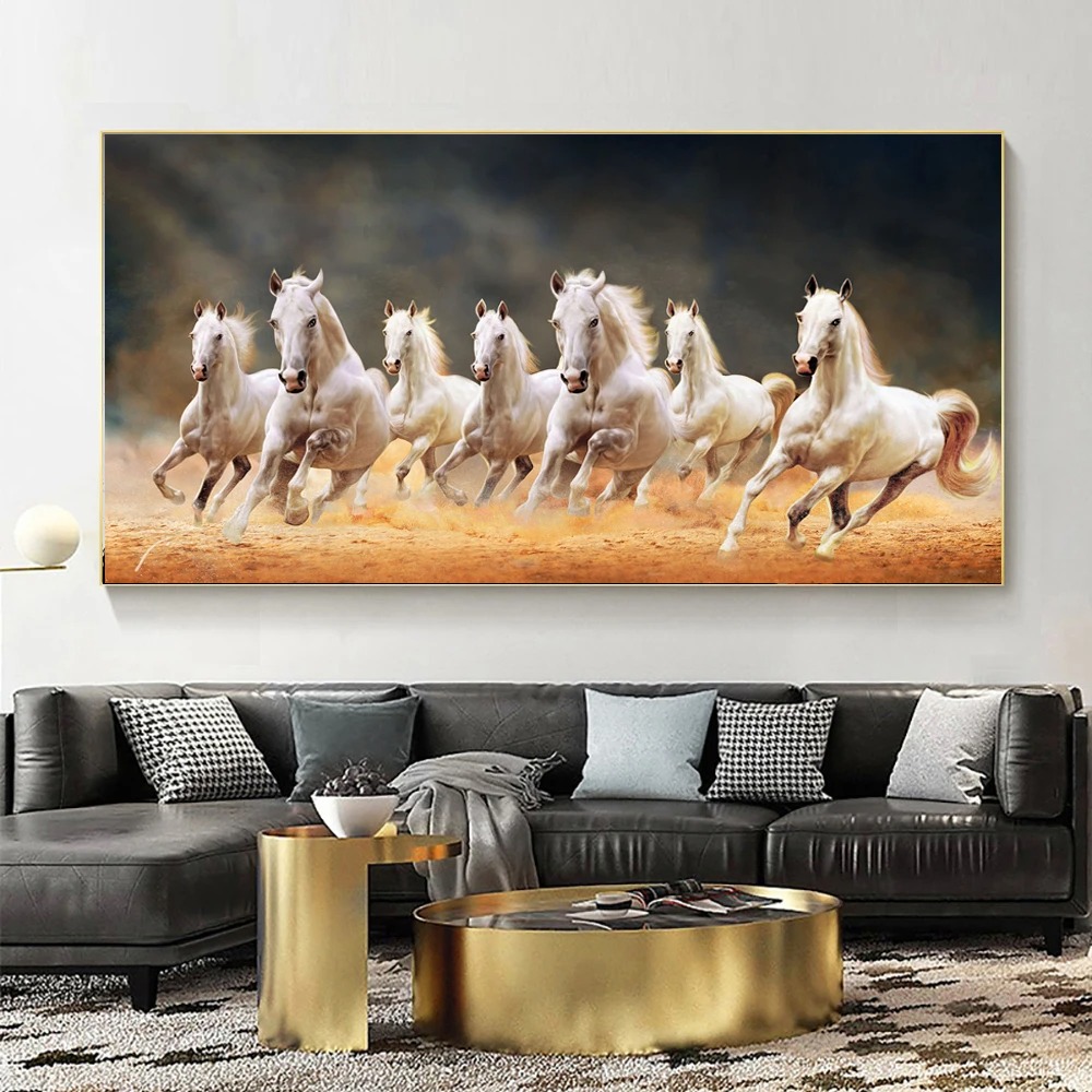 Running Horses Wall Art Canvas Decor - Image 12