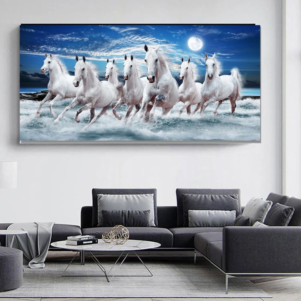Running Horses Wall Art Canvas Decor - Image 14