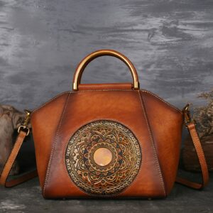 Luxury Retro Genuine Leather Handbag