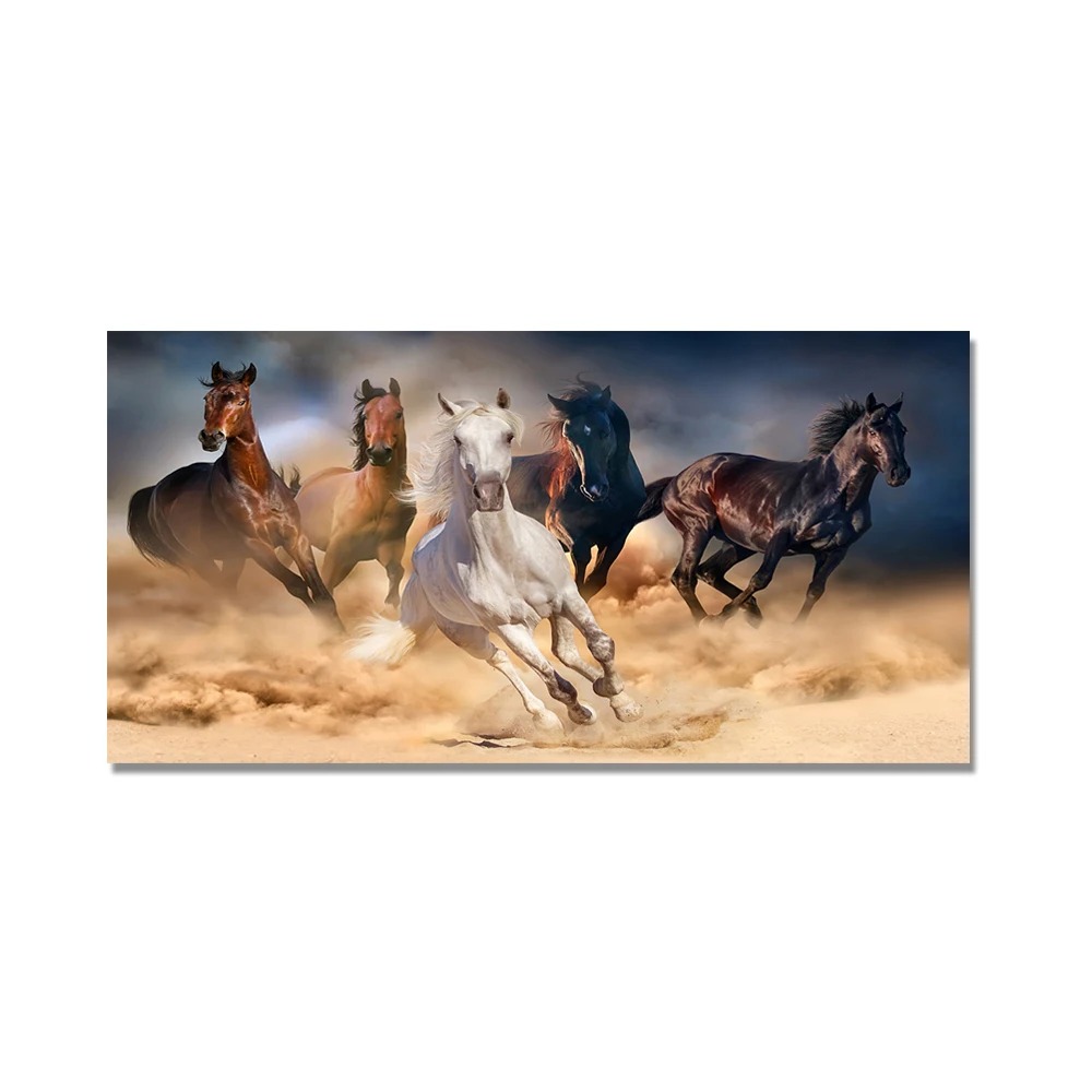 Running Horses Wall Art Canvas Decor - Image 15