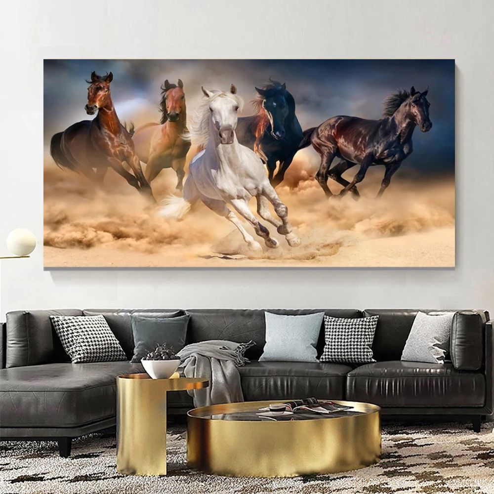 Running Horses Wall Art Canvas Decor - Image 16