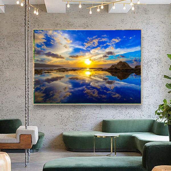 Beach Sunset Wall Art Canvas Print - Image 12