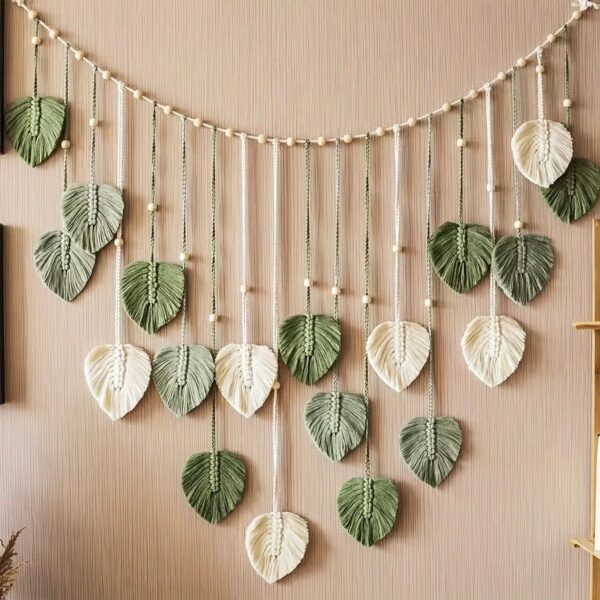 Macrame Leaf Wall Hanging