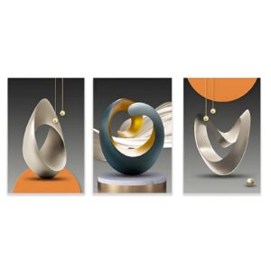 Modern Geometric Wall Art Prints (Without Frame)