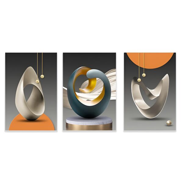 Modern Geometric Wall Art Prints (Without Frame)