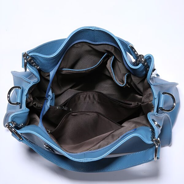Genuine Leather Tote Handbag - Image 6