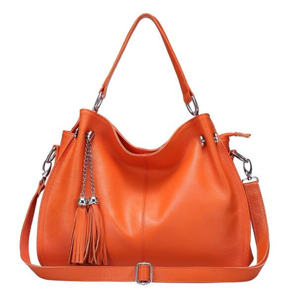 Genuine Leather Tote Handbag - Image 7